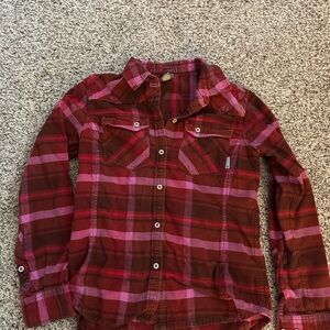 Stio women’s mid weight button up flannel